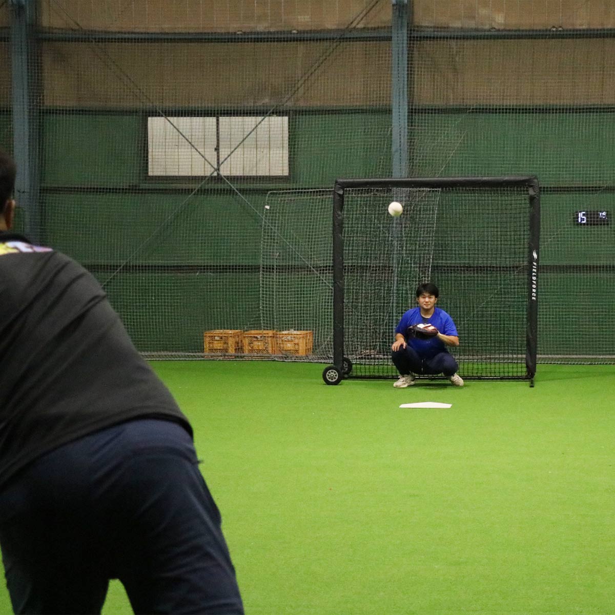 防球用ダブルネット-タイヤ付き|FBNH-2021WT