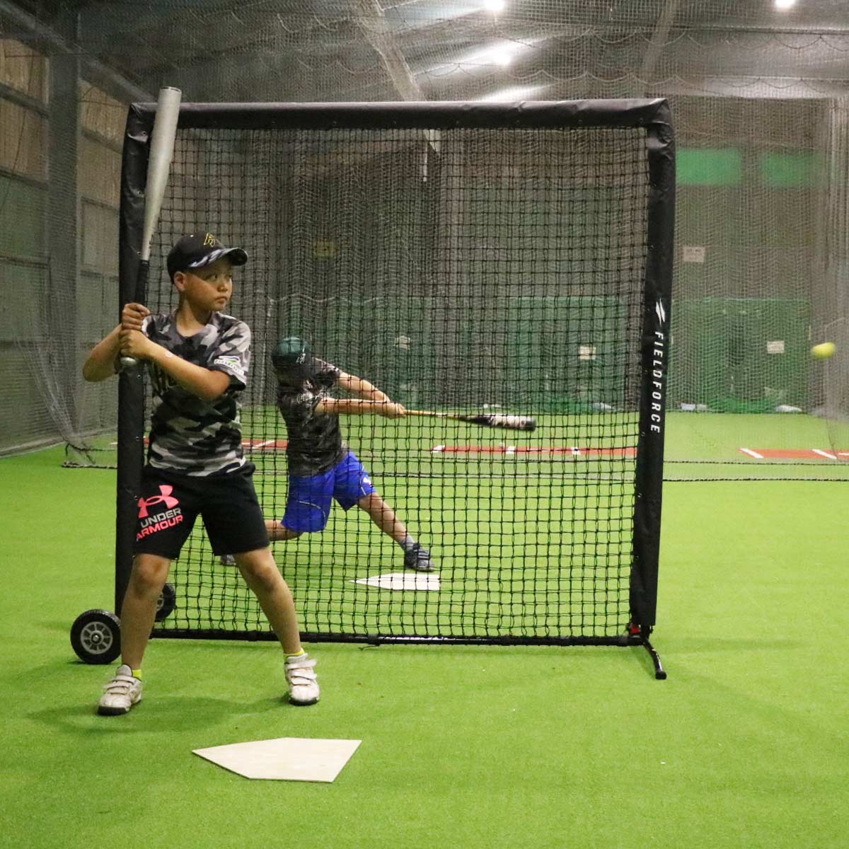 防球用ダブルネット-タイヤ付き|FBNH-2021WT