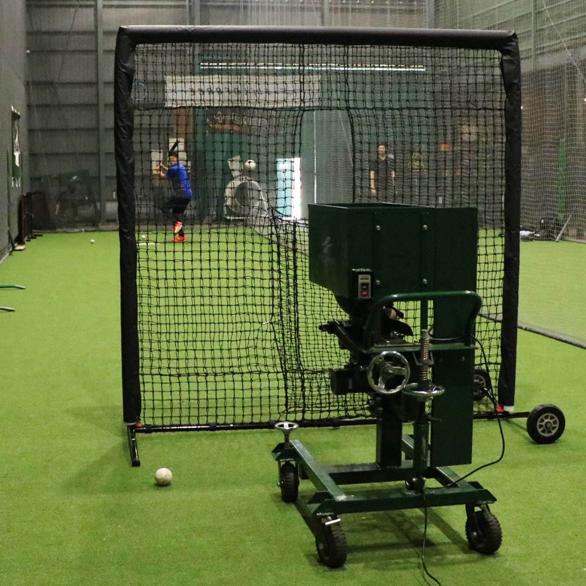 マシン前面ダブルネット-タイヤ付き|FBNM-2022WT