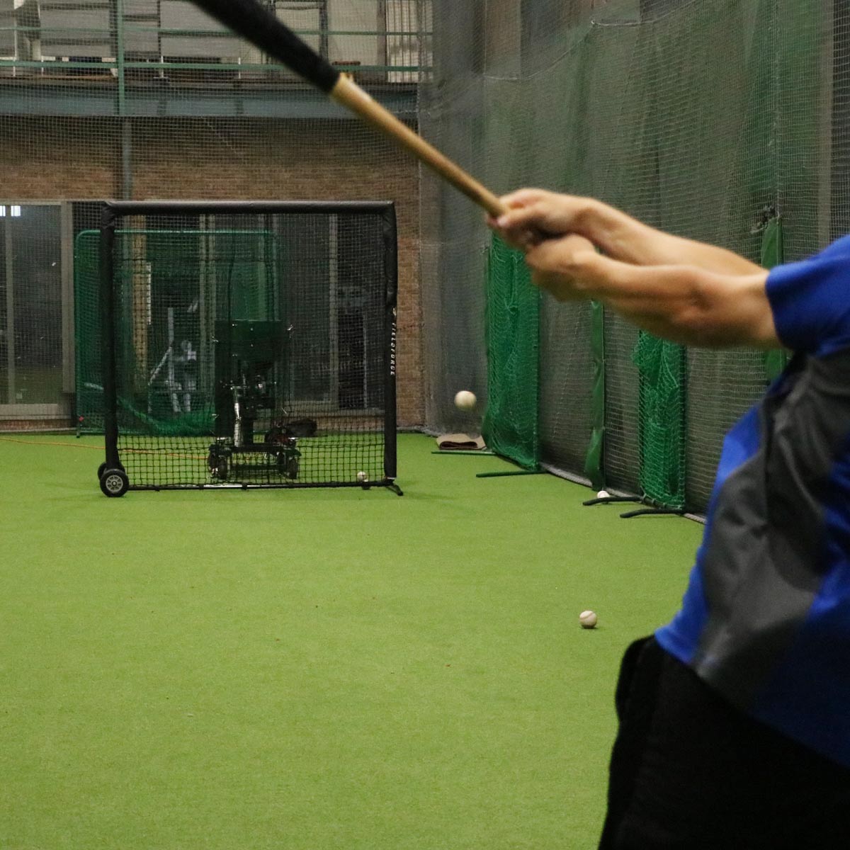 マシン前面ダブルネット-タイヤ付き|FBNM-2022WT