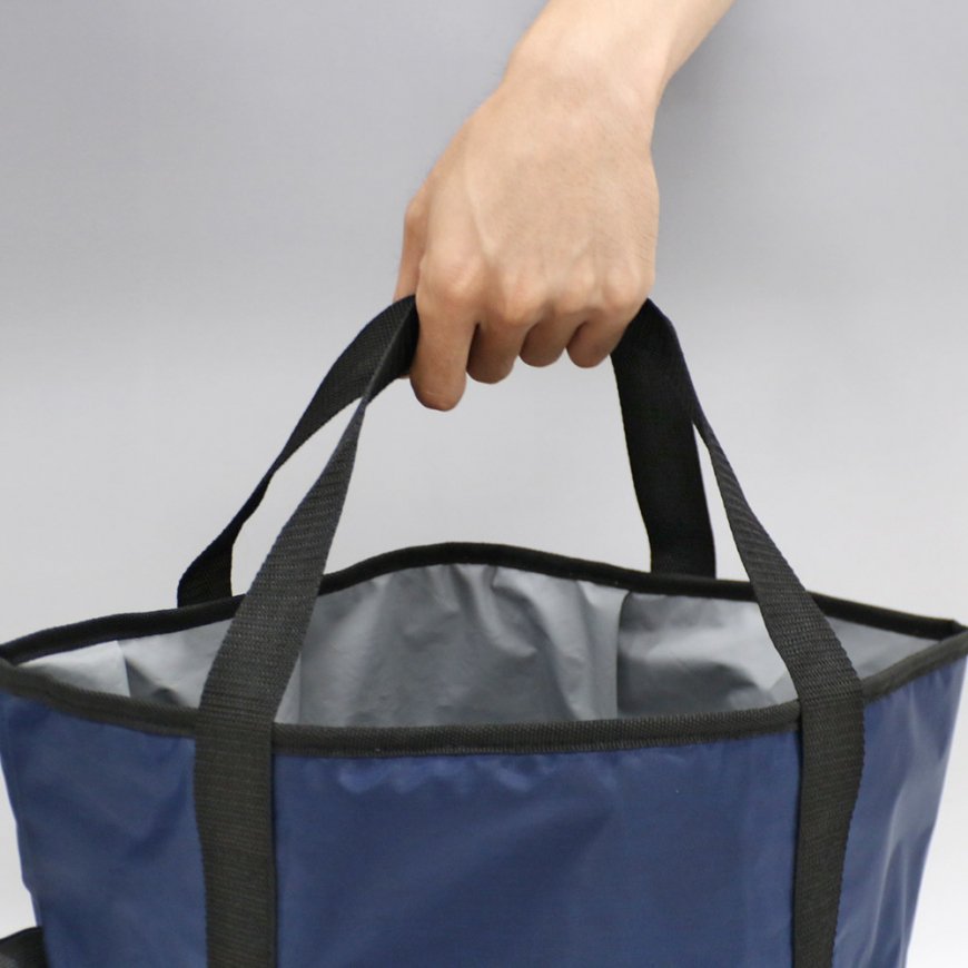 折畳みバケツ&冷感タオル10枚セット|FSBK-3127