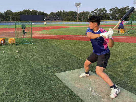 野球｜スローボールが打てる自動マシン - フィールドフォース