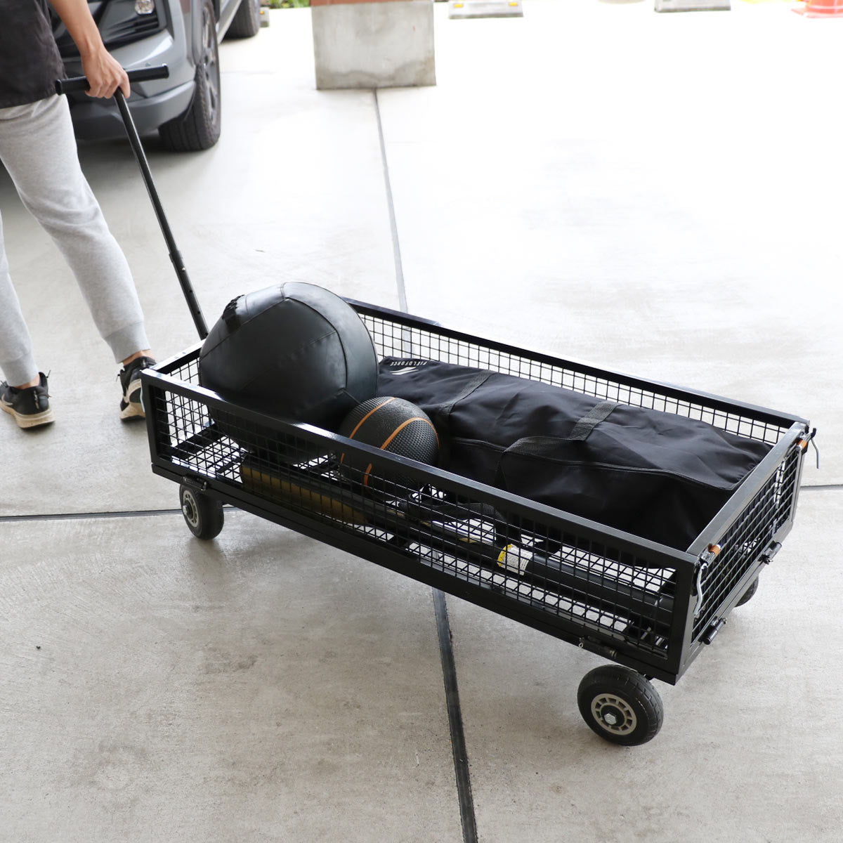 簡易版バッティングケージ9m専用カート｜FBN-933CART – フィールドフォース