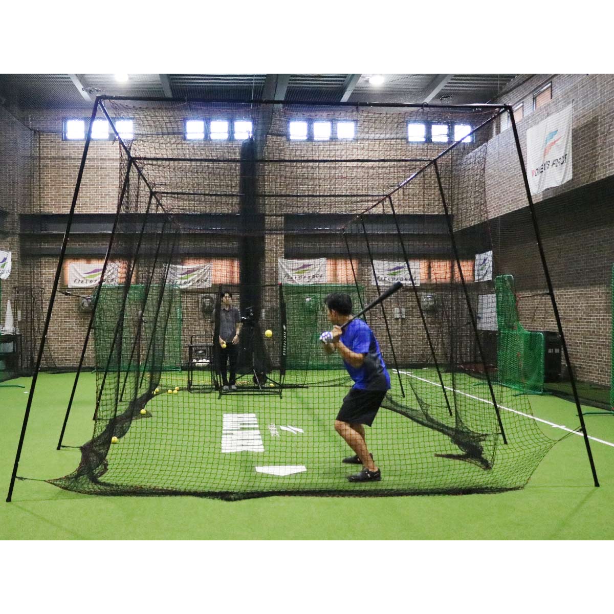 簡易版バッティングケージ9m｜FBN-933 – フィールドフォース