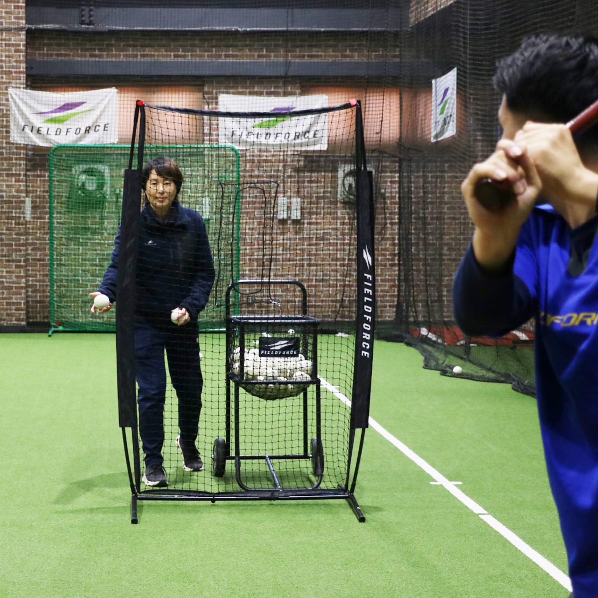 平面モバイル防球ネット(フォースマシン対応)｜FHMN-1910FM