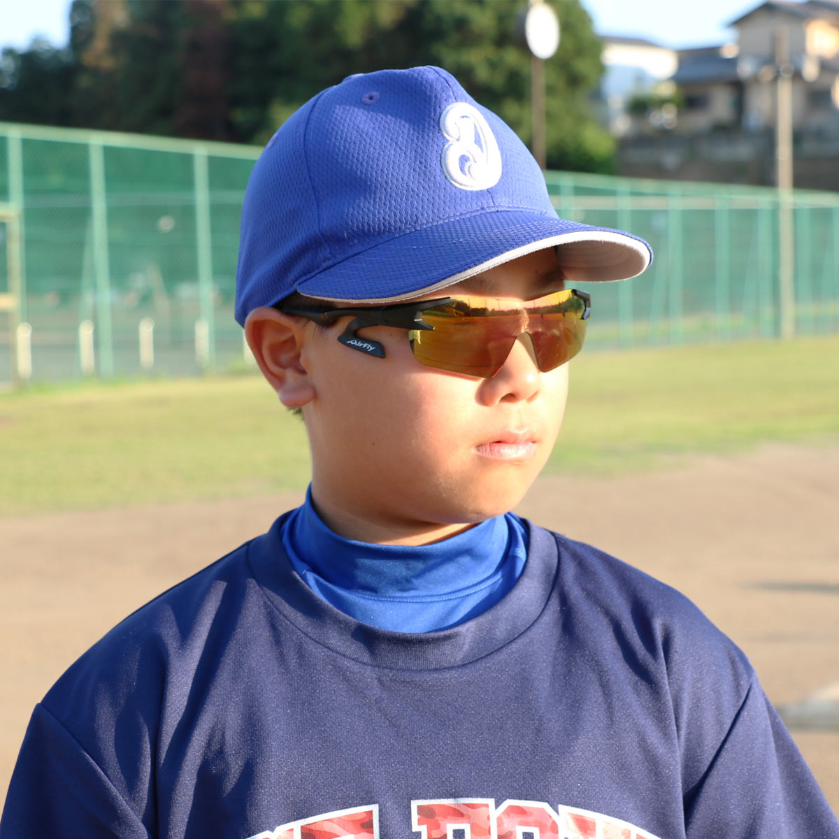 エアフライ×フィールドフォース　少年野球用　サングラス(クリアレンズ) FIELD FORCE フィールドフォース エアフライ ベースボール用