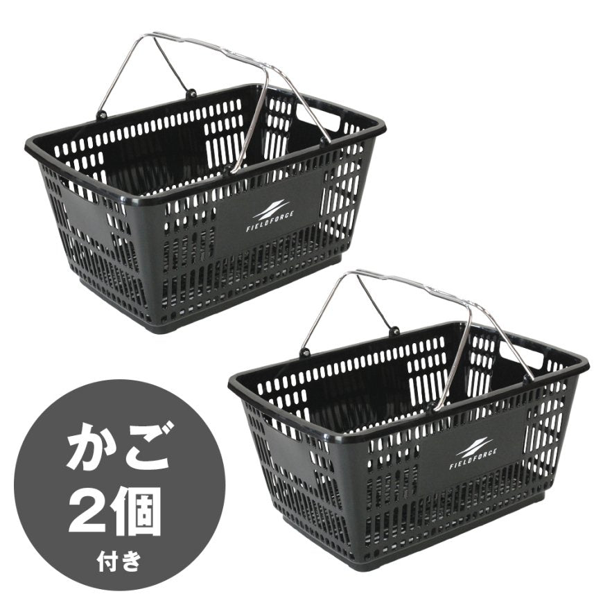 折畳式ボールカート(かご2個付き)｜FOBC-2P